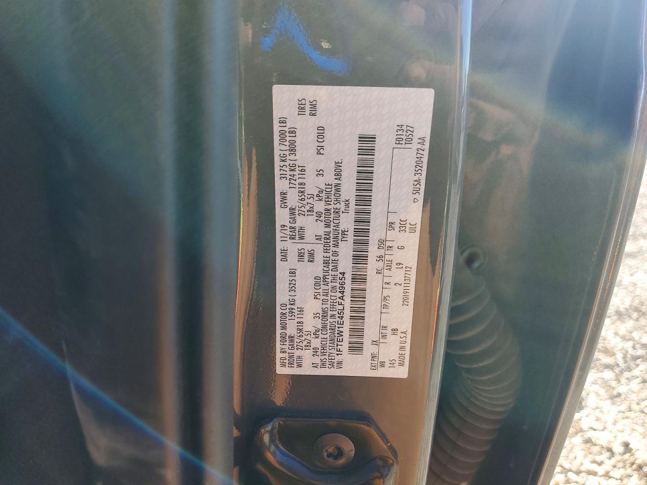 2020 Ford F150 Supercrew