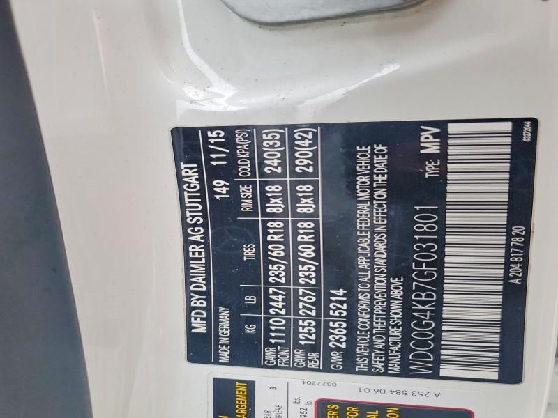 2016 Mercedes-Benz Glc 300 4matic