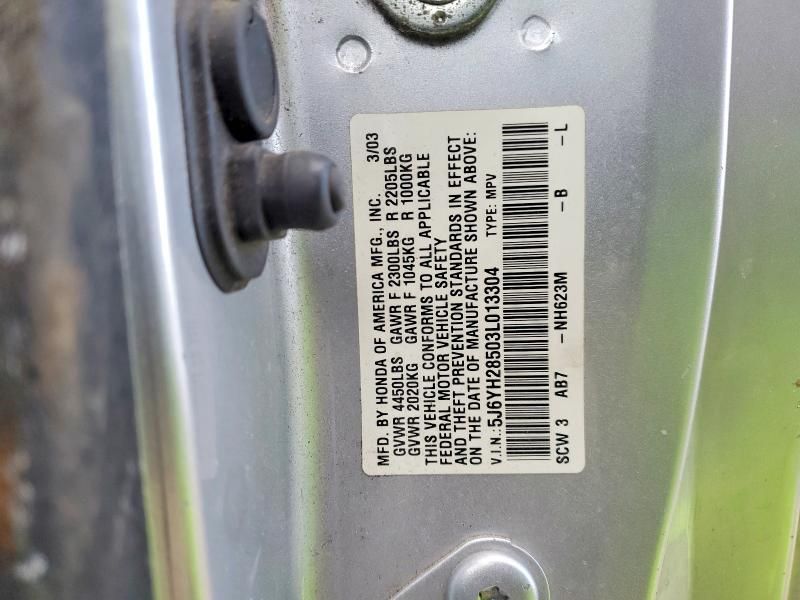 2003 Honda Element ex