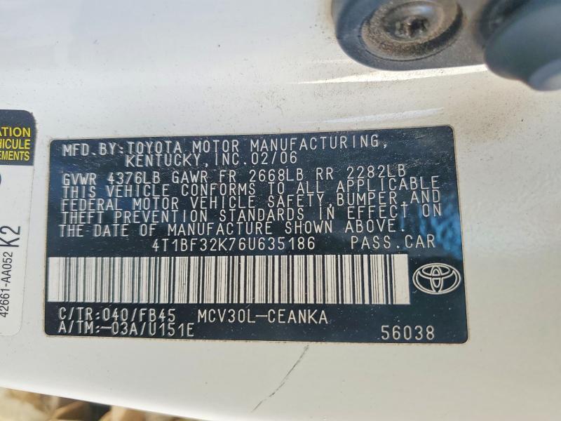 2006 Toyota Camry le