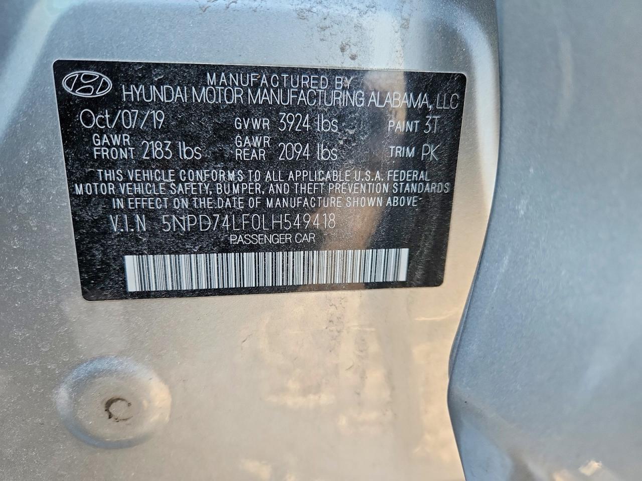 2020 Hyundai Elantra se
