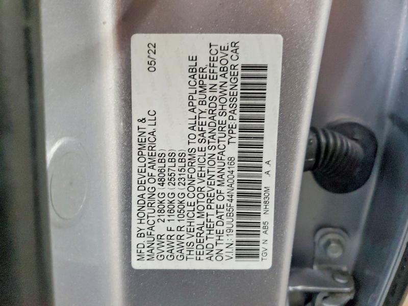 2022 Acura Tlx Technology