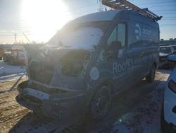 Salvage trucks for sale at Elgin, IL auction: 2024 Ford Transit 250 Utility / Service Van