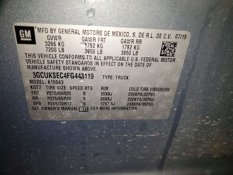 2015 Chevrolet Silverado K1500 LTZ