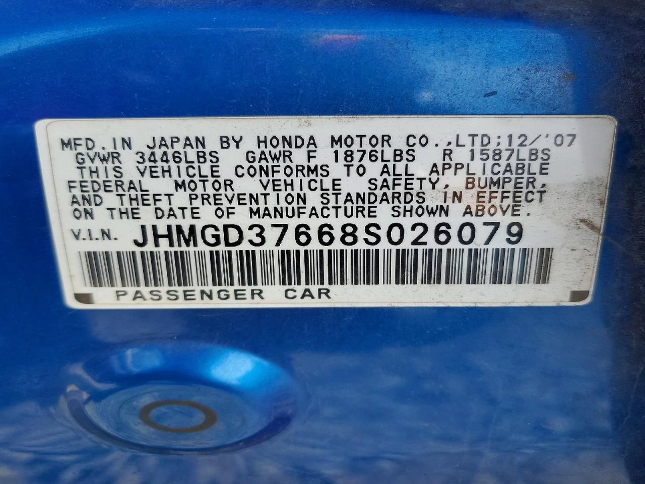 2008 Honda Fit Sport