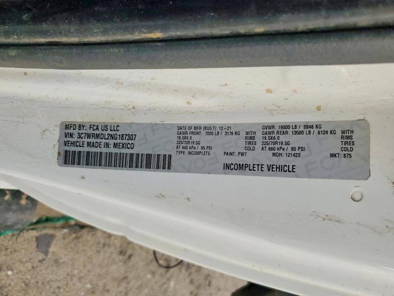 2022 Dodge Ram 5500 Flatbed Truck