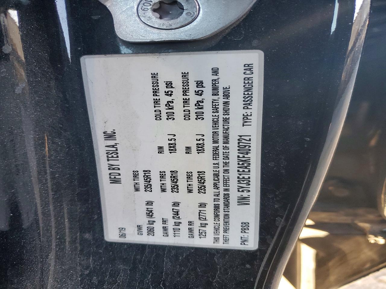 2019 Tesla Model 3