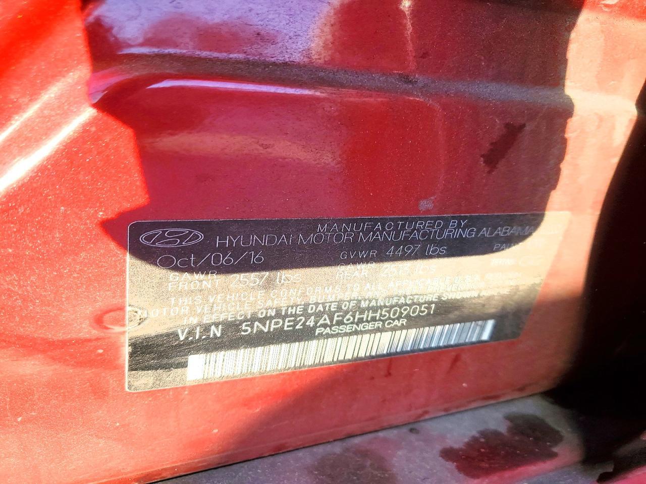 2017 Hyundai Sonata se