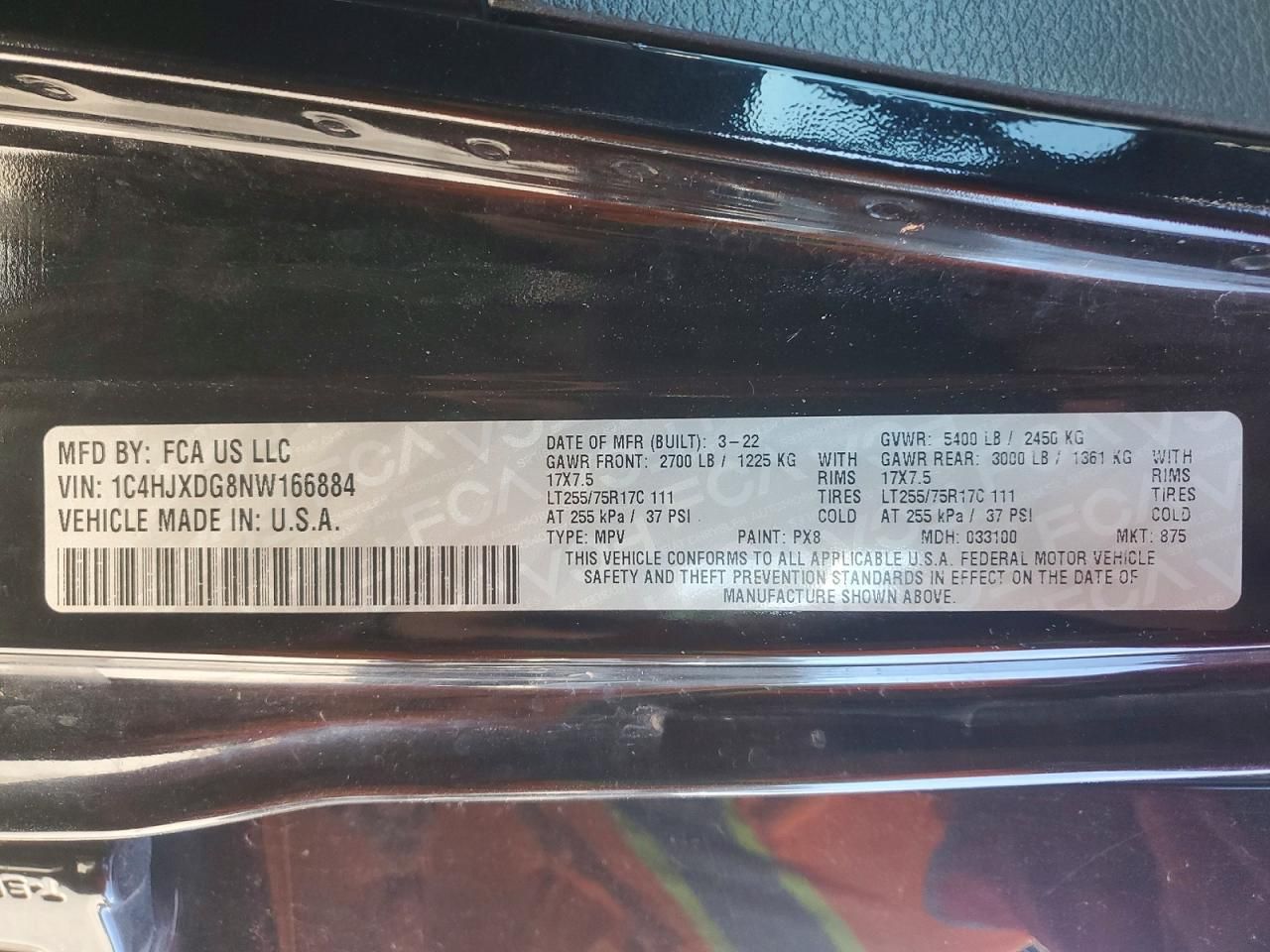 2022 Jeep Wrangler Unlimited Sport