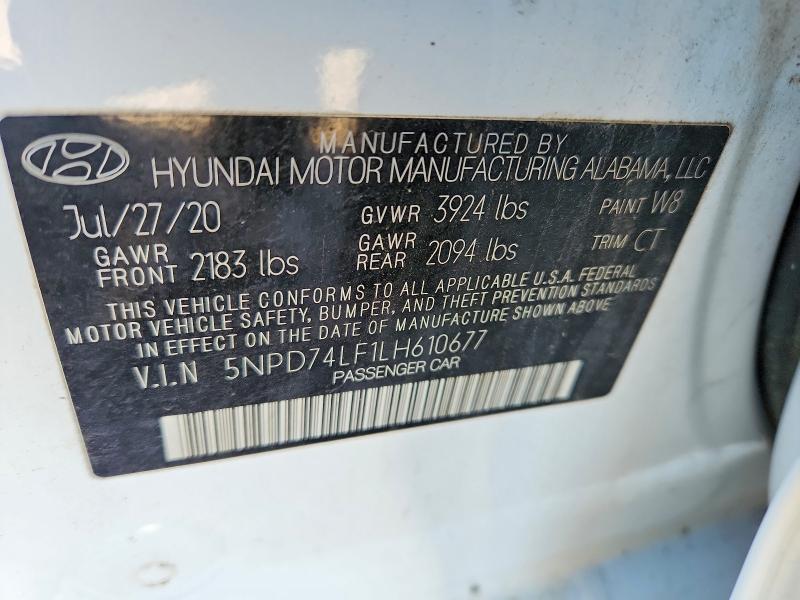 2020 Hyundai Elantra se
