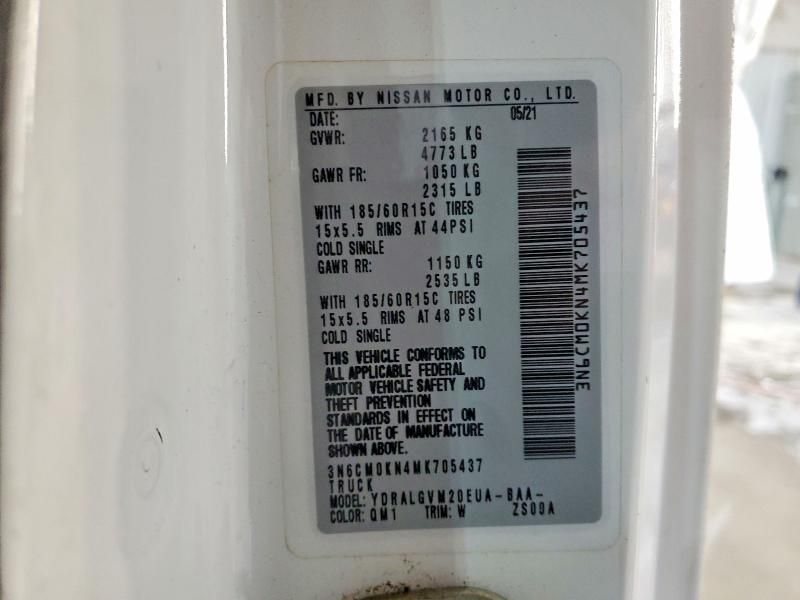 2021 Nissan Nv200 2.5s