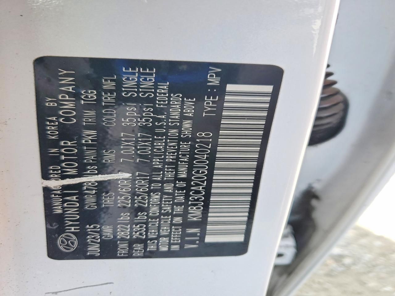 2016 Hyundai Tucson Limited