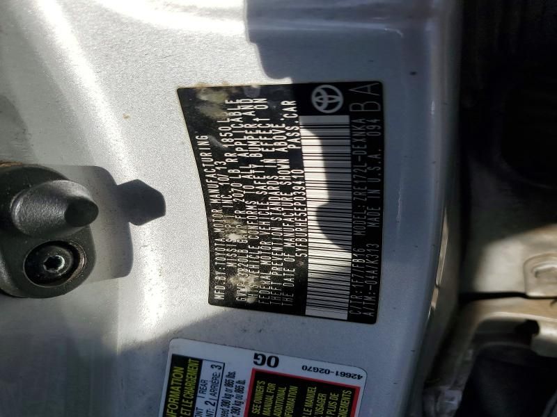 2014 Toyota Corolla l