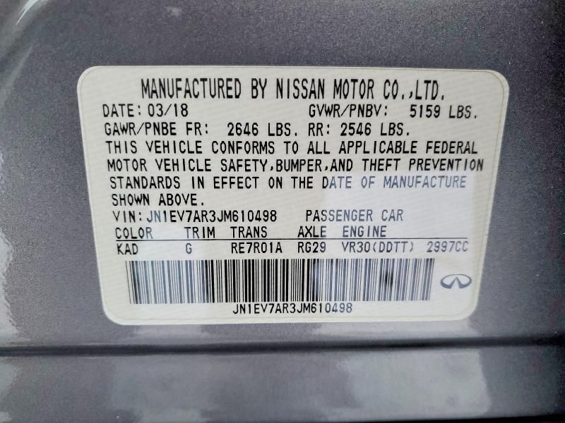 2018 Infiniti Q50 Luxe