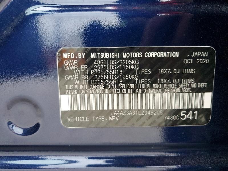 2020 Mitsubishi Outlander se