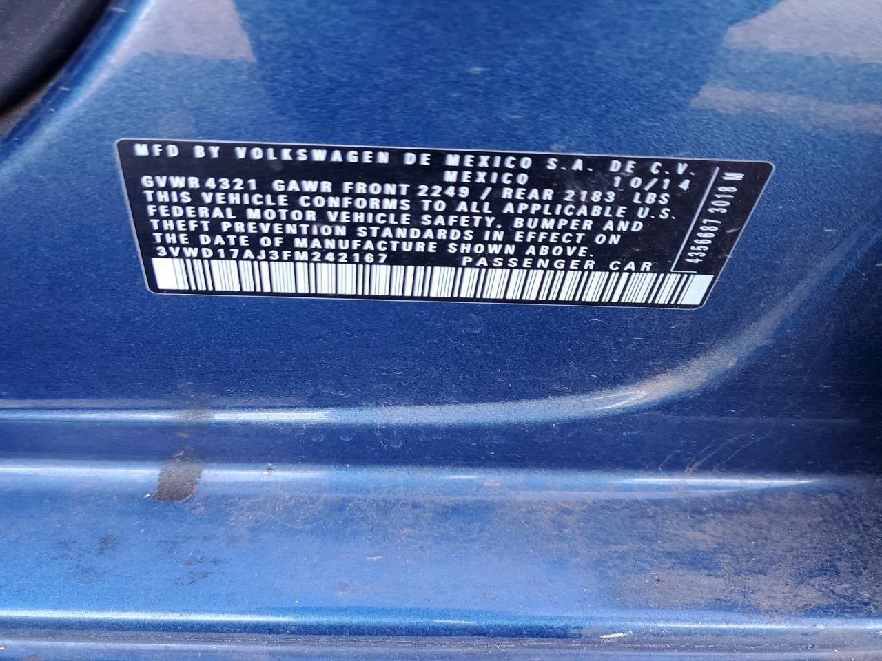 2015 Volkswagen Jetta se