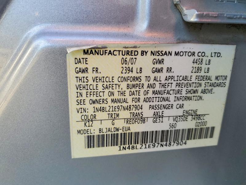 2007 Nissan Altima 3.5se
