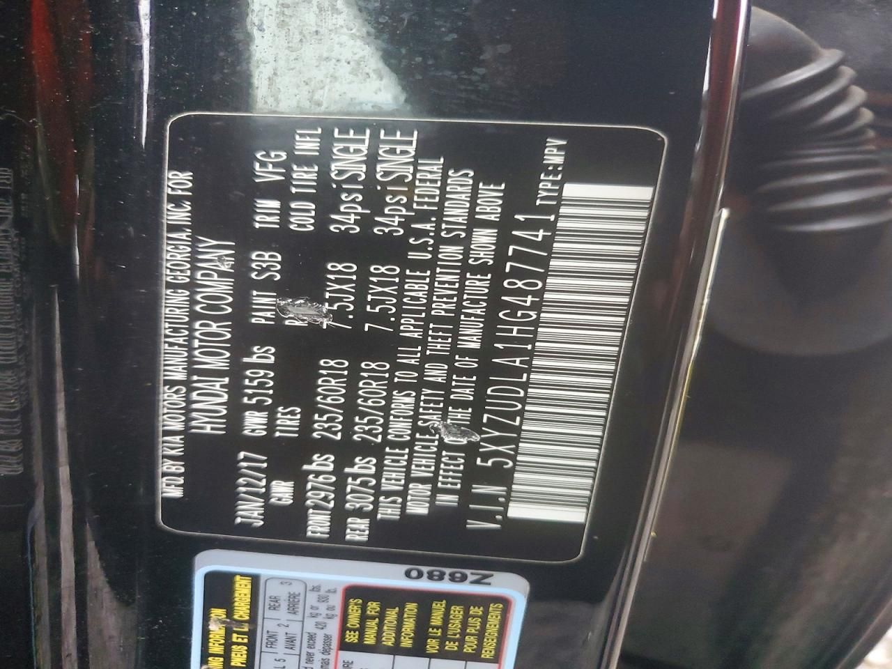 2017 Hyundai Santa fe Sport