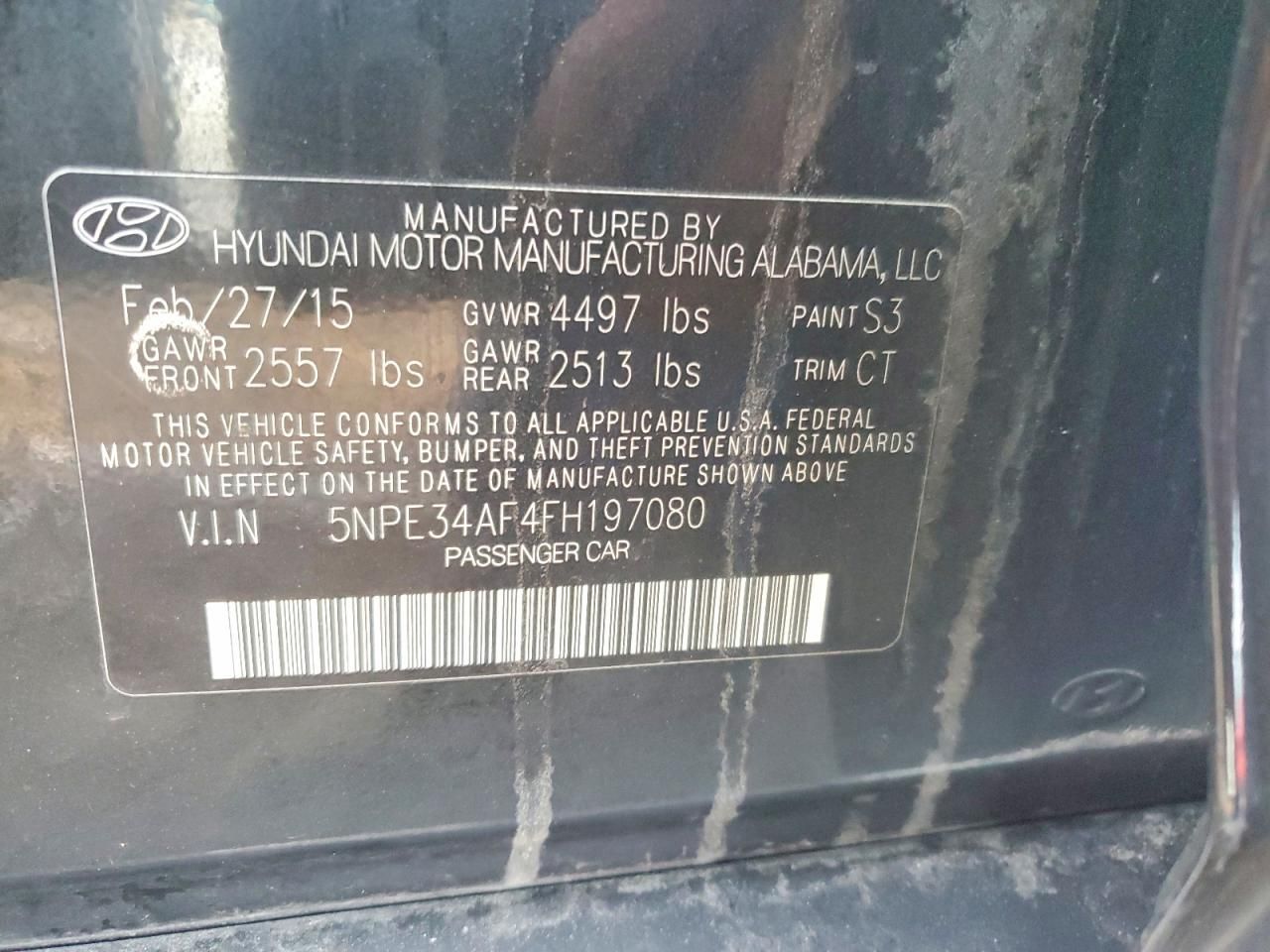 2015 Hyundai Sonata Sport