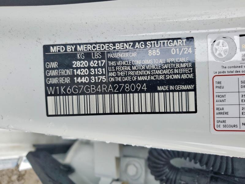 2024 Mercedes-Benz S 580 4matic