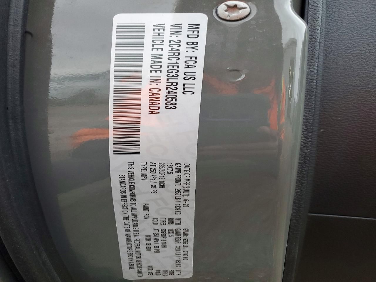 2020 Chrysler Pacifica Touring l Plus