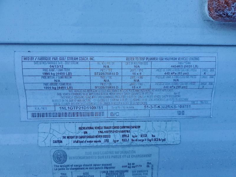 2013 Gulfstream Trailer-rv