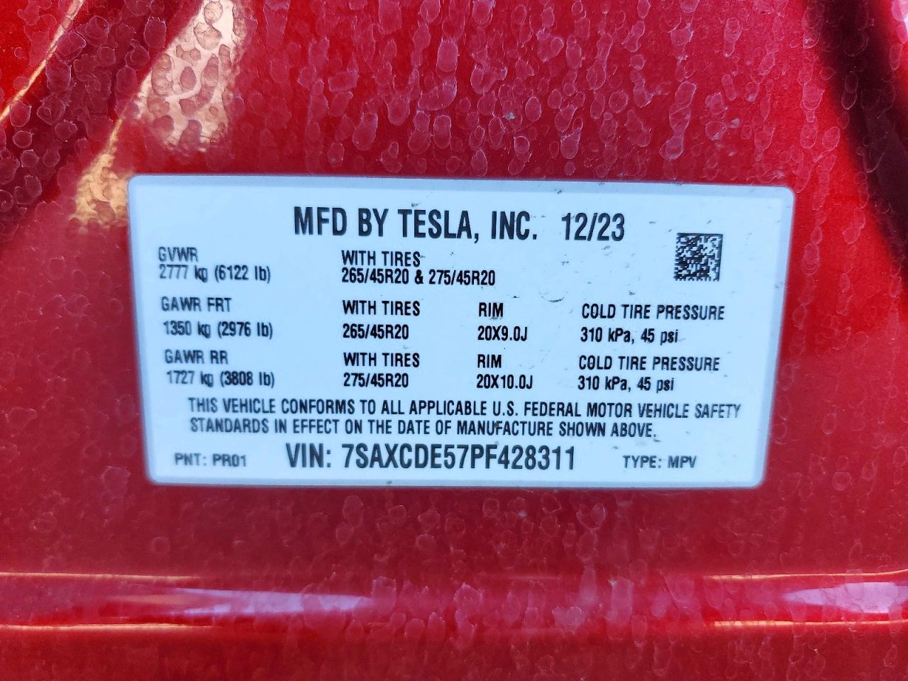2023 Tesla Model x