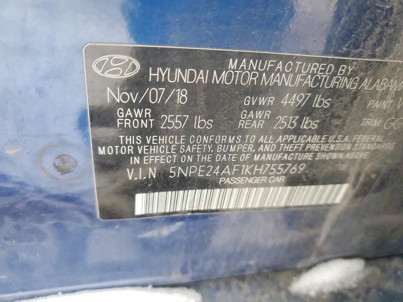 2019 Hyundai Sonata se