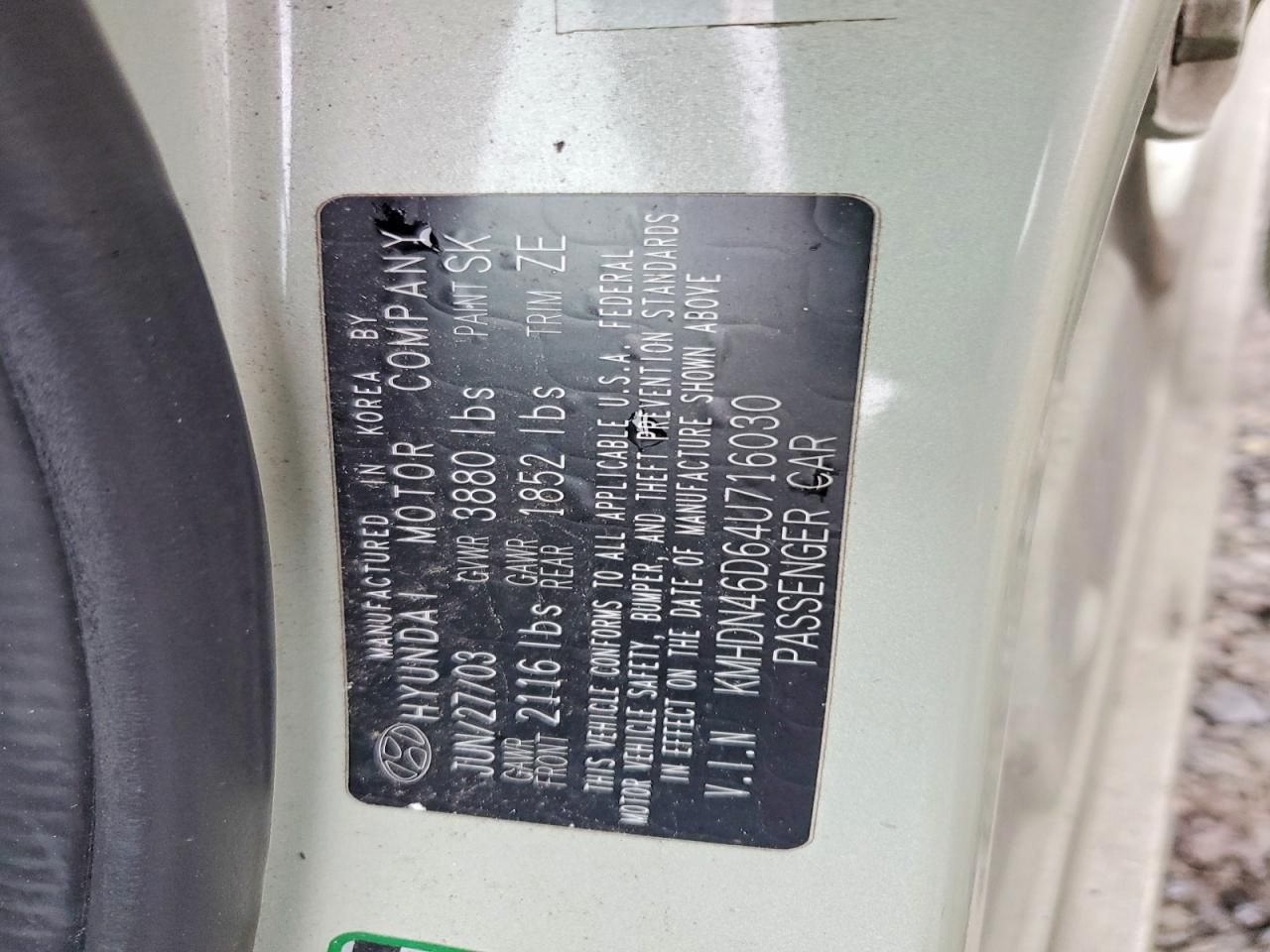 2004 Hyundai Elantra gls