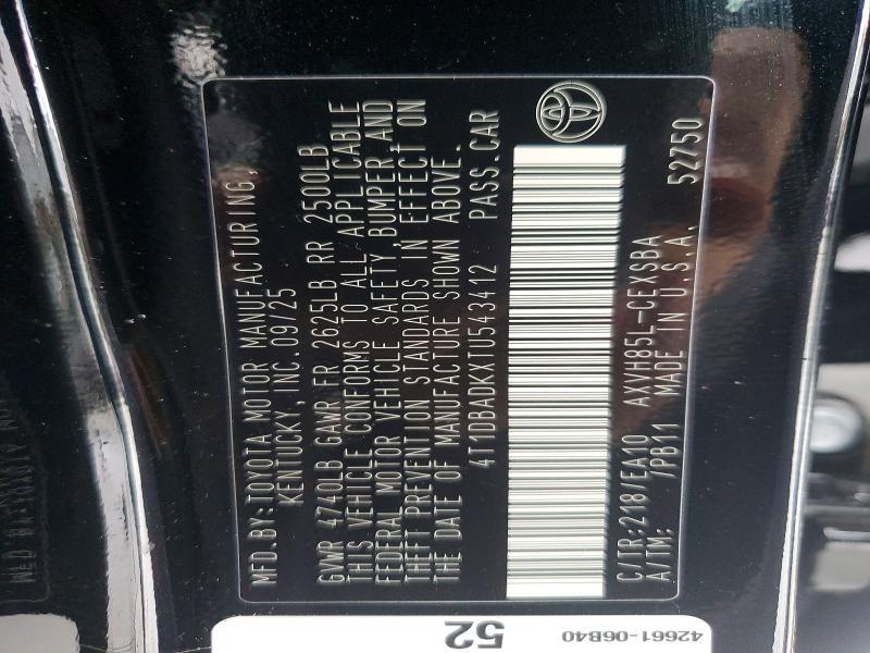 2026 Toyota Camry Night Shade