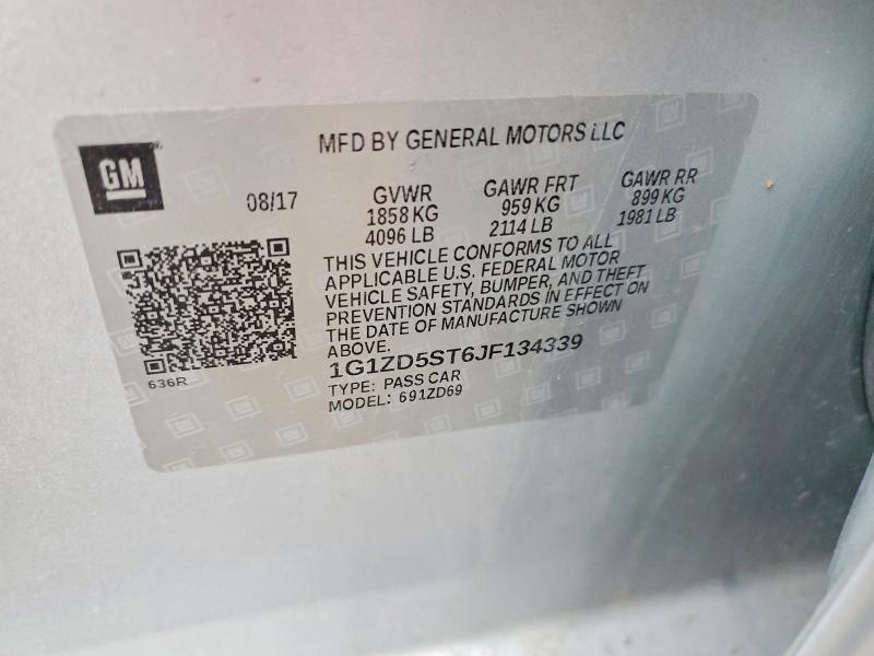 2018 Chevrolet Malibu lt