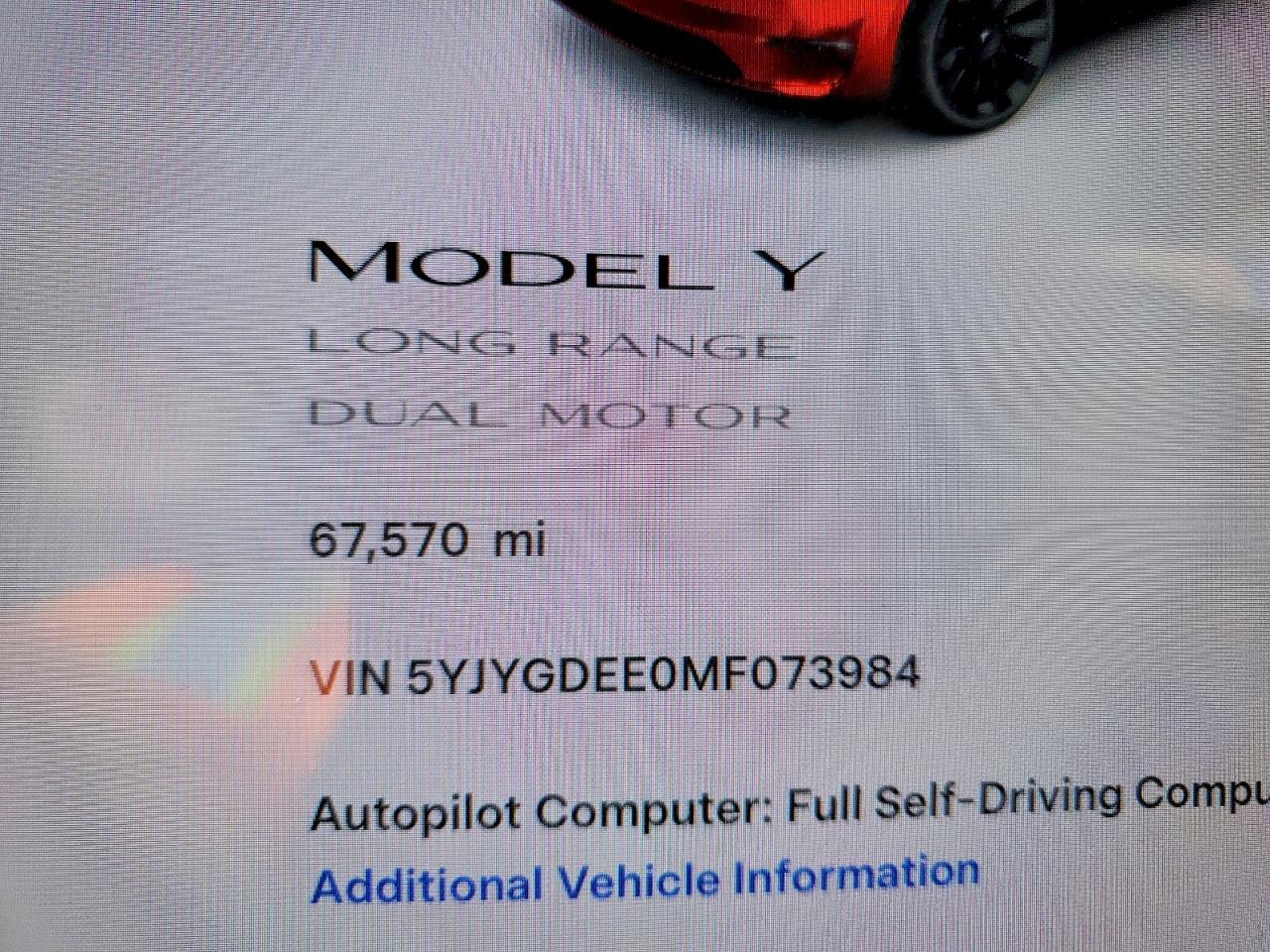 2021 Tesla Model y