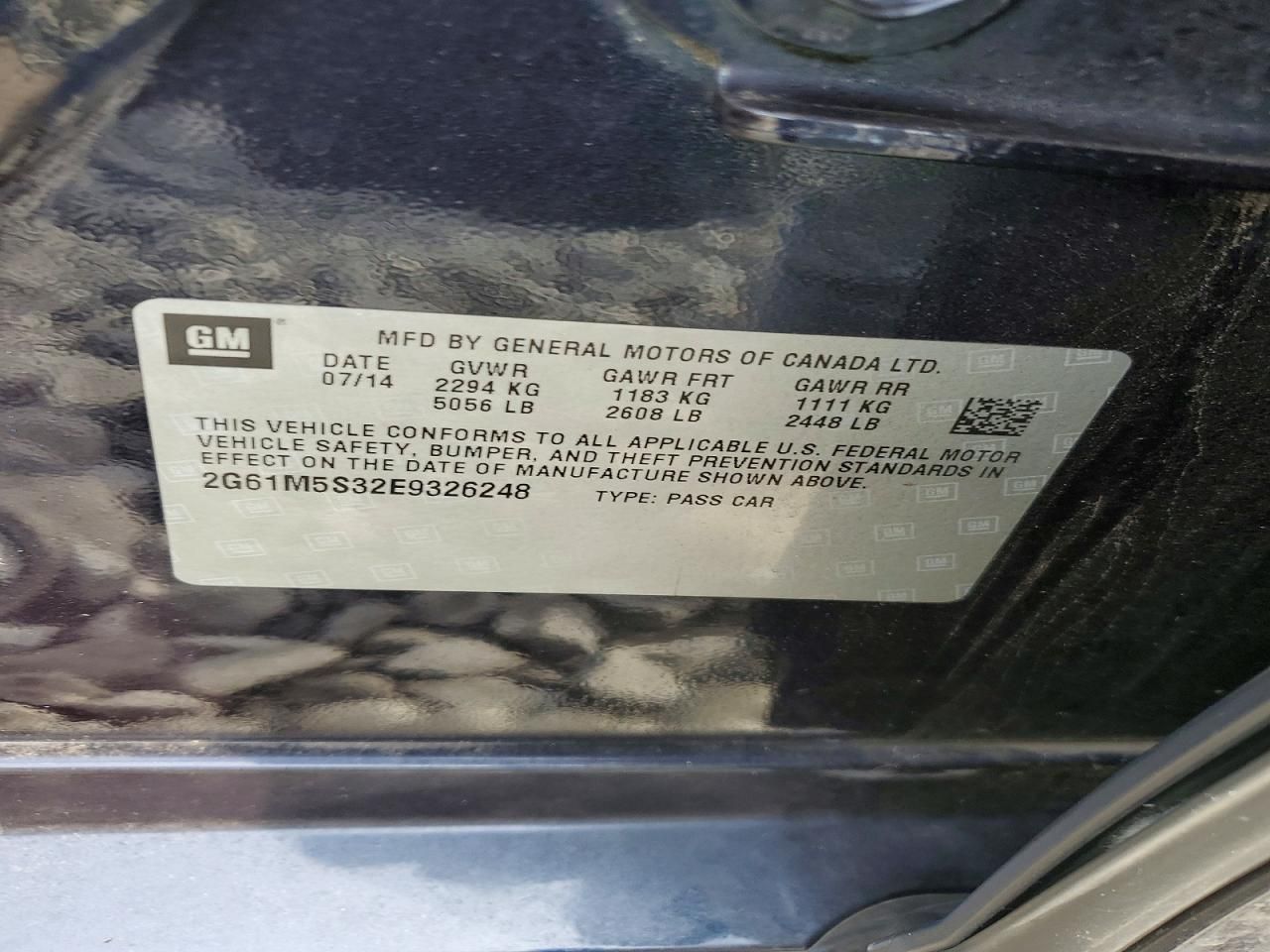 2014 Cadillac Xts Luxury Collection