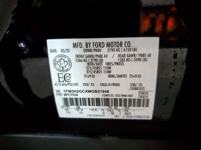 2021 Ford Explorer st