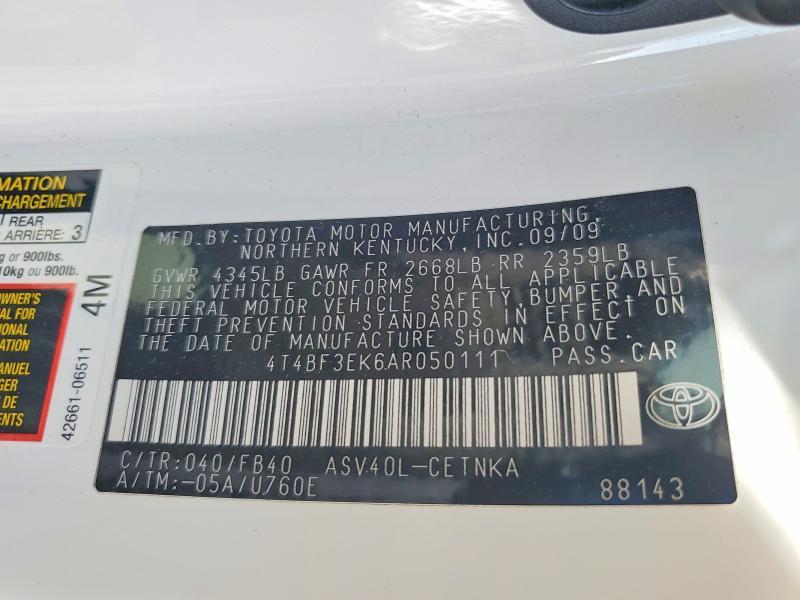 2010 Toyota Camry Base