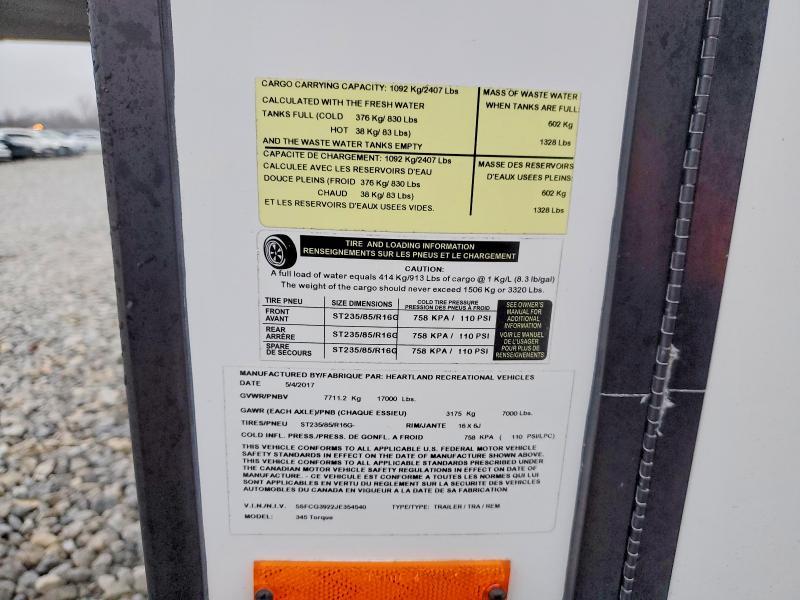 2018 Torque TOY Hauler