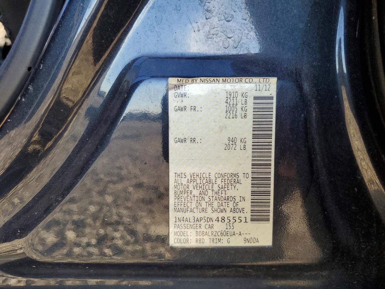 2013 Nissan Altima 2.5
