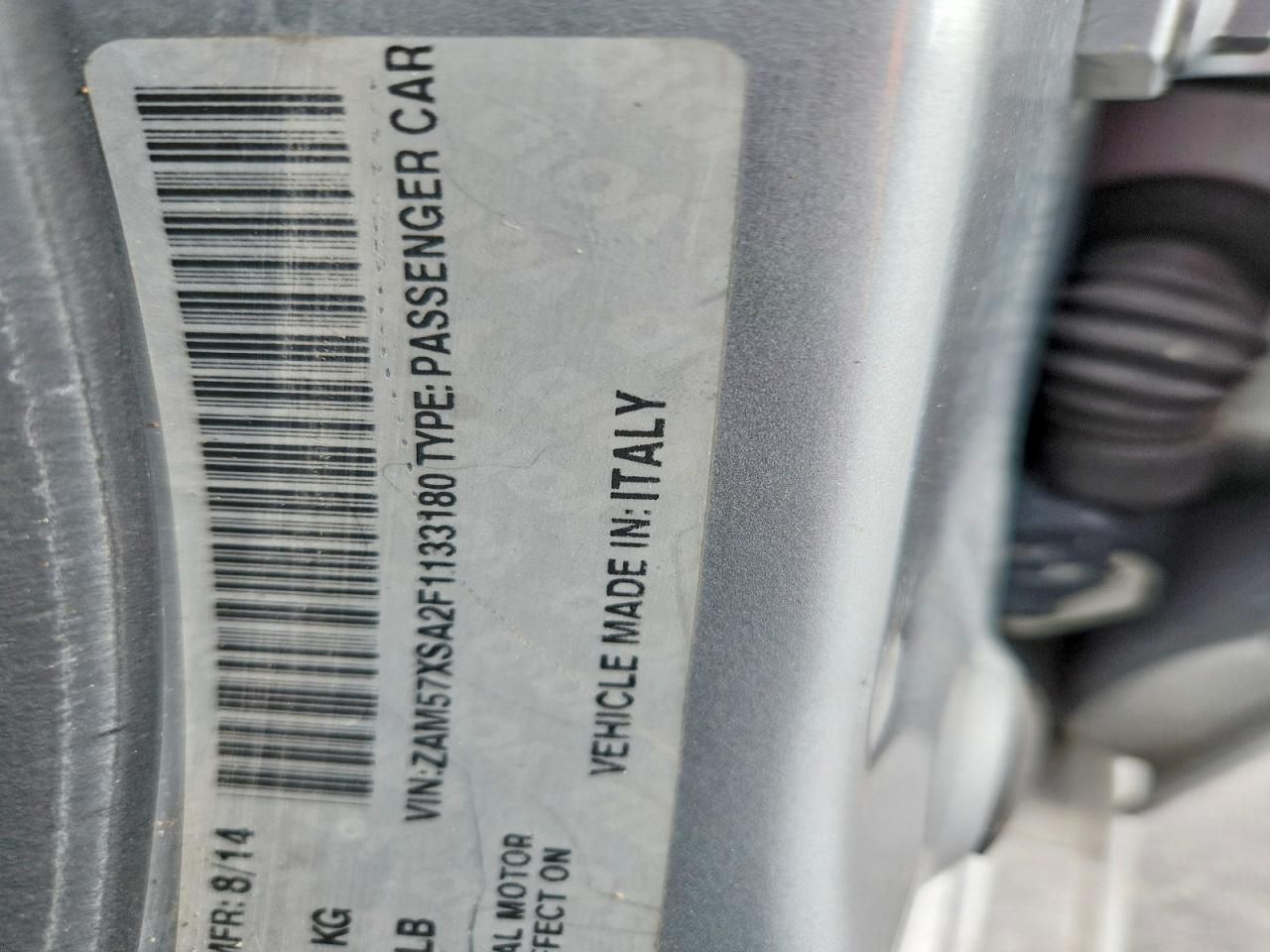 2015 Maserati Ghibli