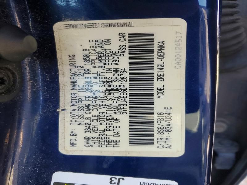 2013 Toyota Corolla Base