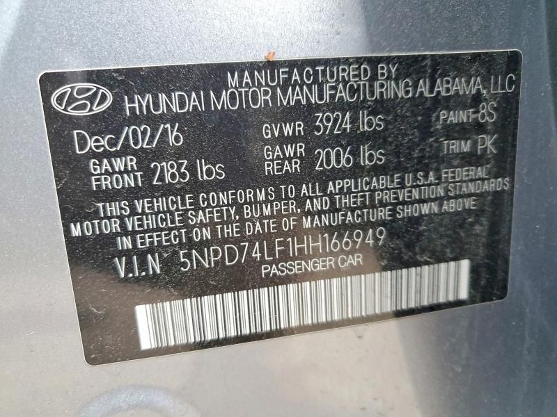 2017 Hyundai Elantra se