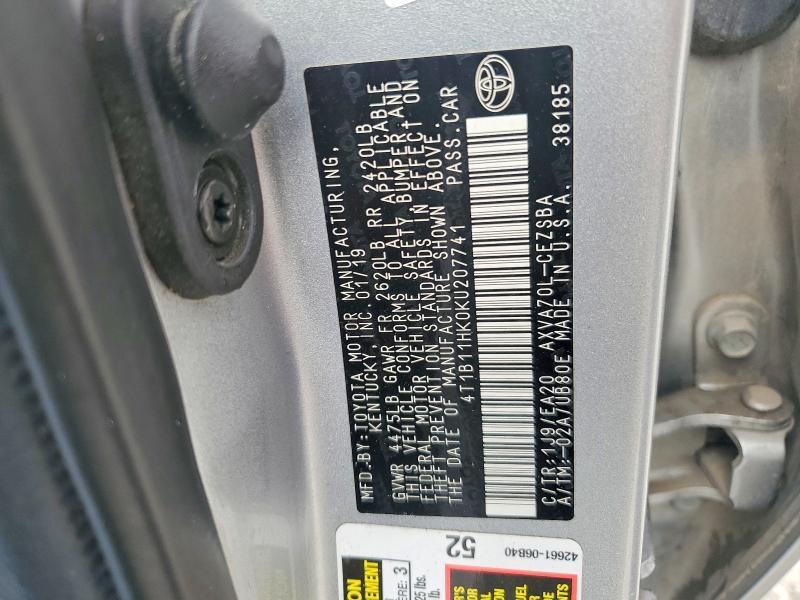 2019 Toyota Camry se