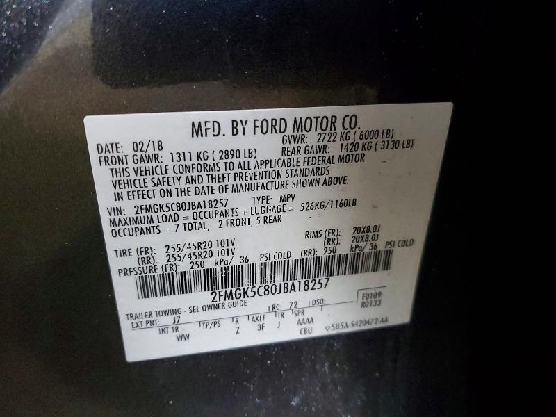 2018 Ford Flex sel