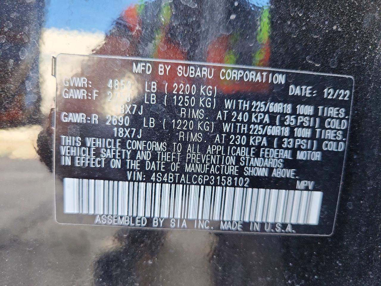 2023 Subaru Outback Onyx Edition