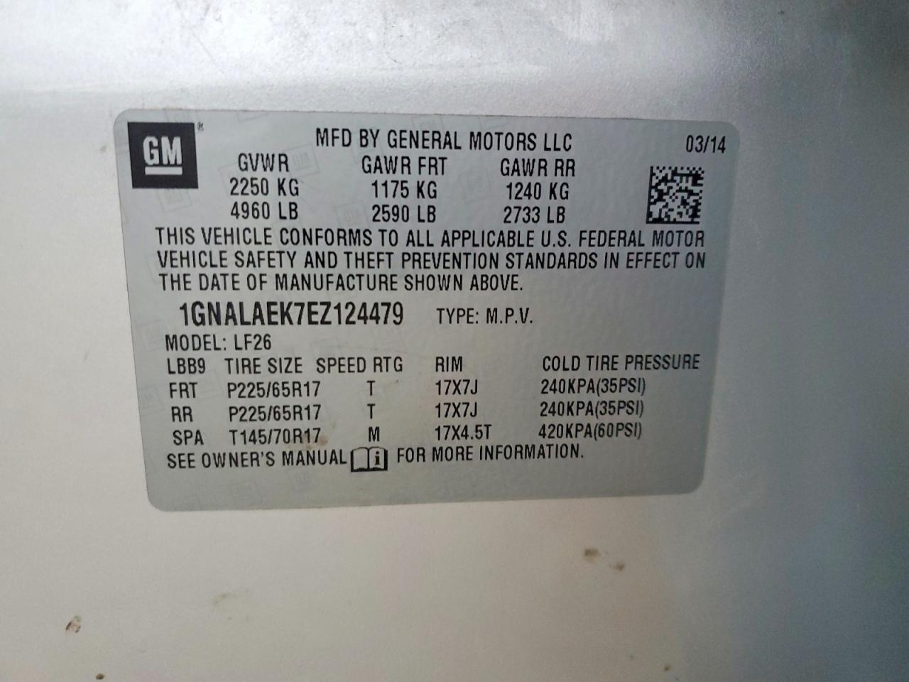 2014 Chevrolet Equinox ls