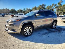 Jeep Vehiculos salvage en venta: 2017 Jeep Cherokee Overland