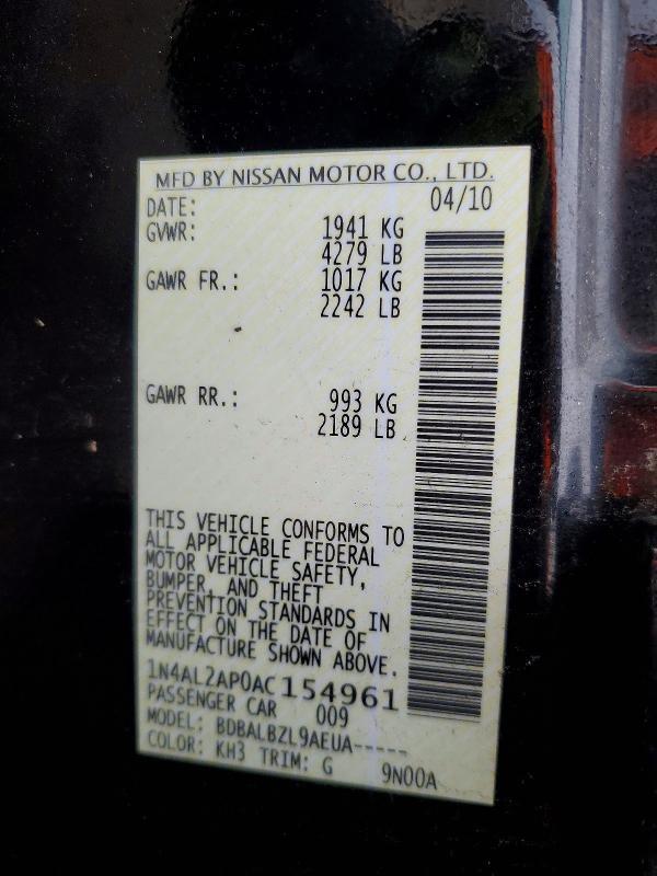 2010 Nissan Altima Base