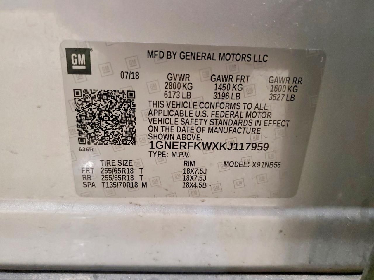 2019 Chevrolet Traverse ls