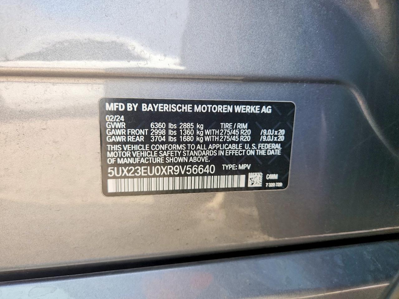 2024 BMW X5 Xdrive40i