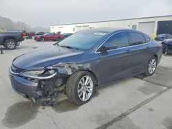Salvage cars for sale from Copart Gaston, SC: 2015 Chrysler 200 Limited
