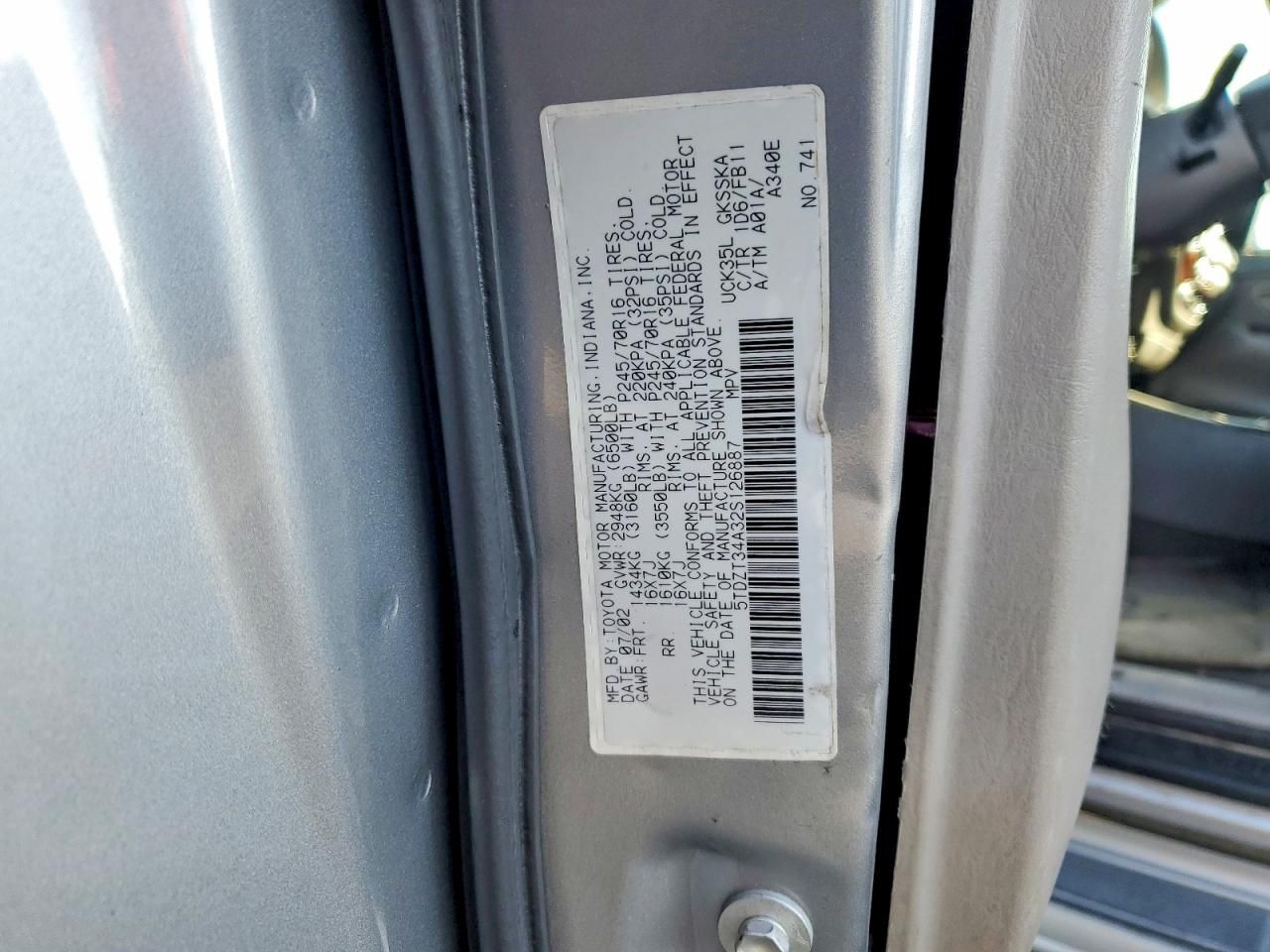 2002 Toyota Sequoia SR5